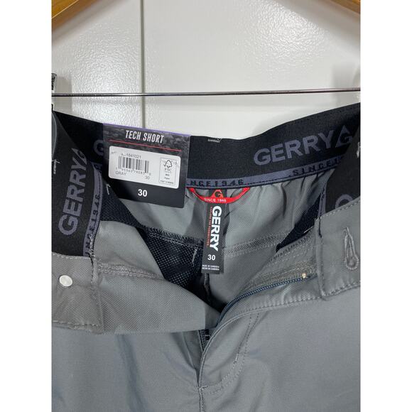 Gerry Tech Shorts UPF 30+ Gray Stretch Size 30 NEW - Picture 4 of 5